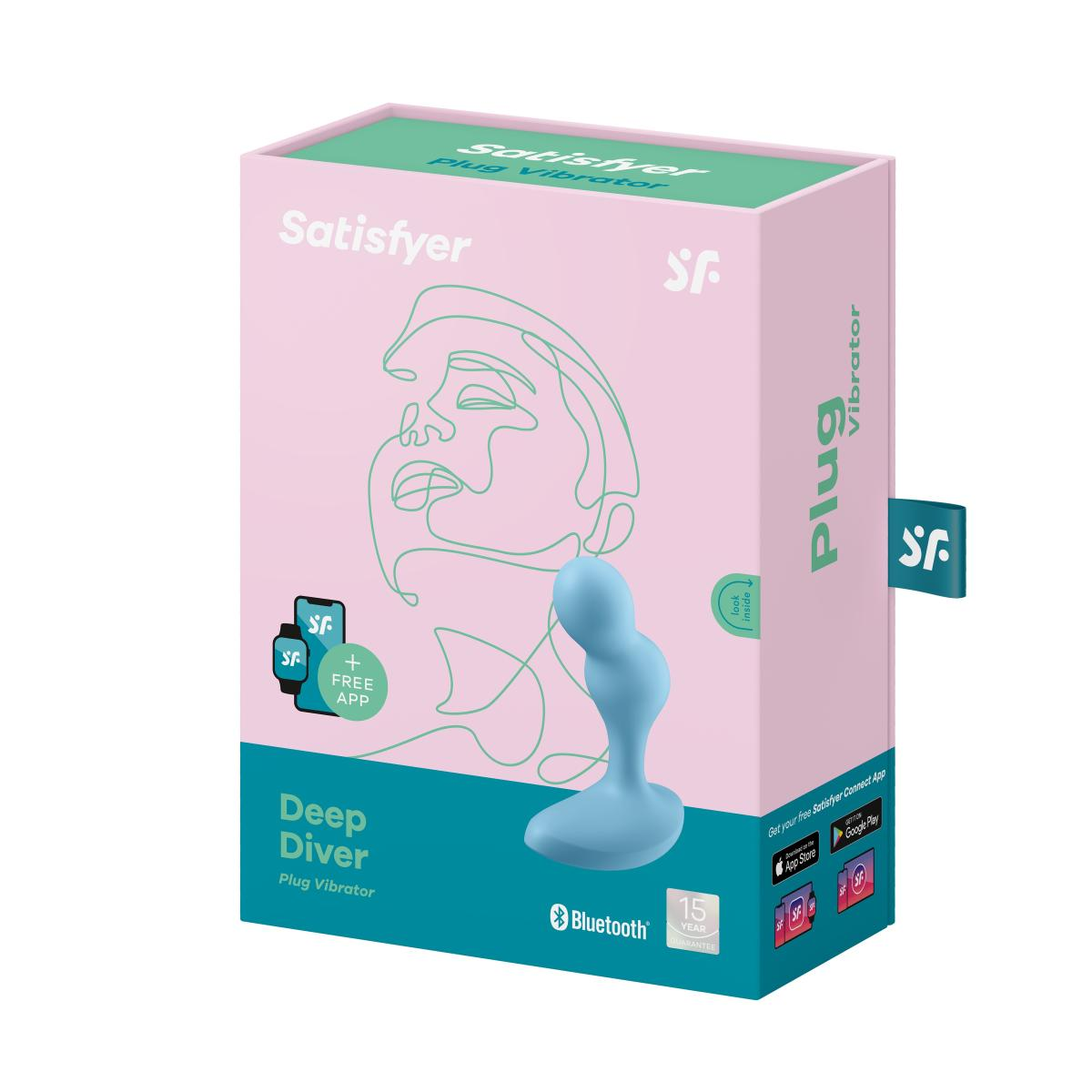 Satisfyer Deep Diver Connect App – Blau