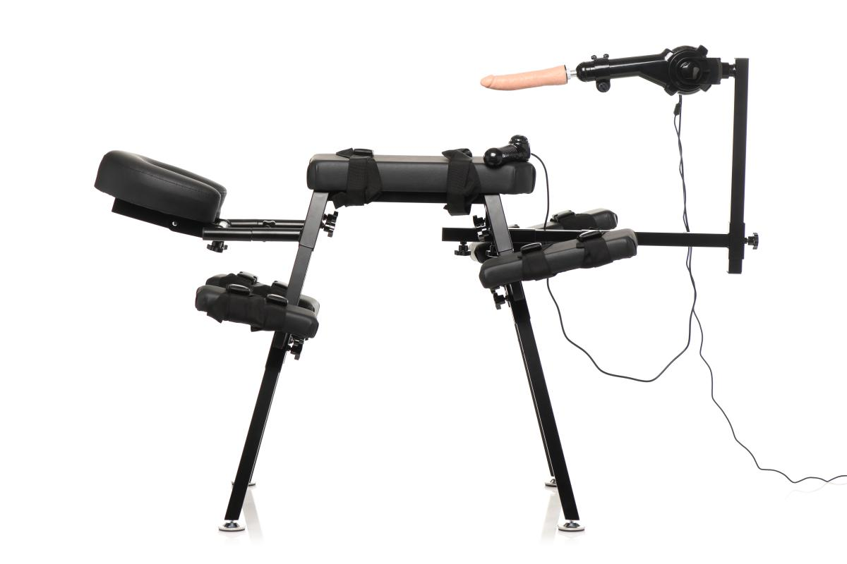 XR Brands - Obedience Bench with Sex Machine - Black