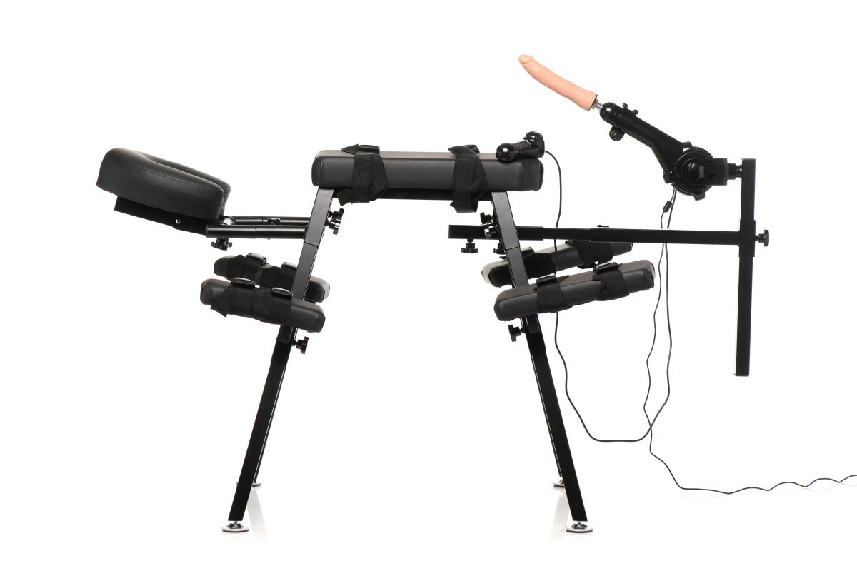 XR Brands - Obedience Bench with Sex Machine - Black