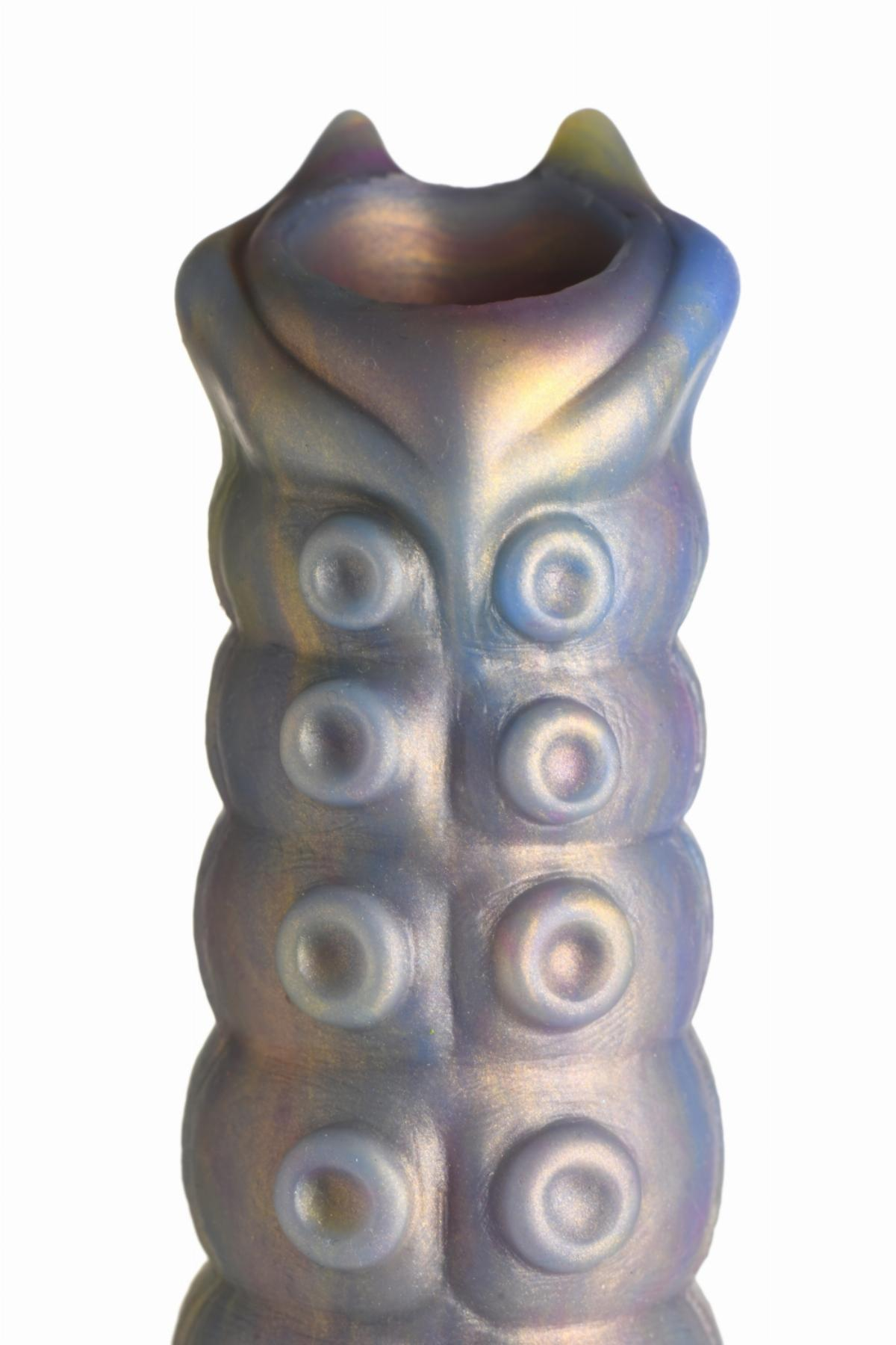 XR Brands - Deep Invader Tentacle Ovipositor Silicone Dildo with Eggs