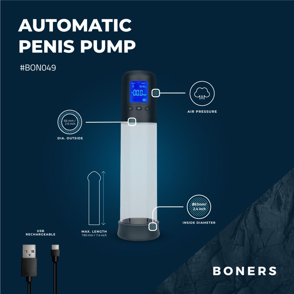 Boners - Penis Pump with LCD Screen