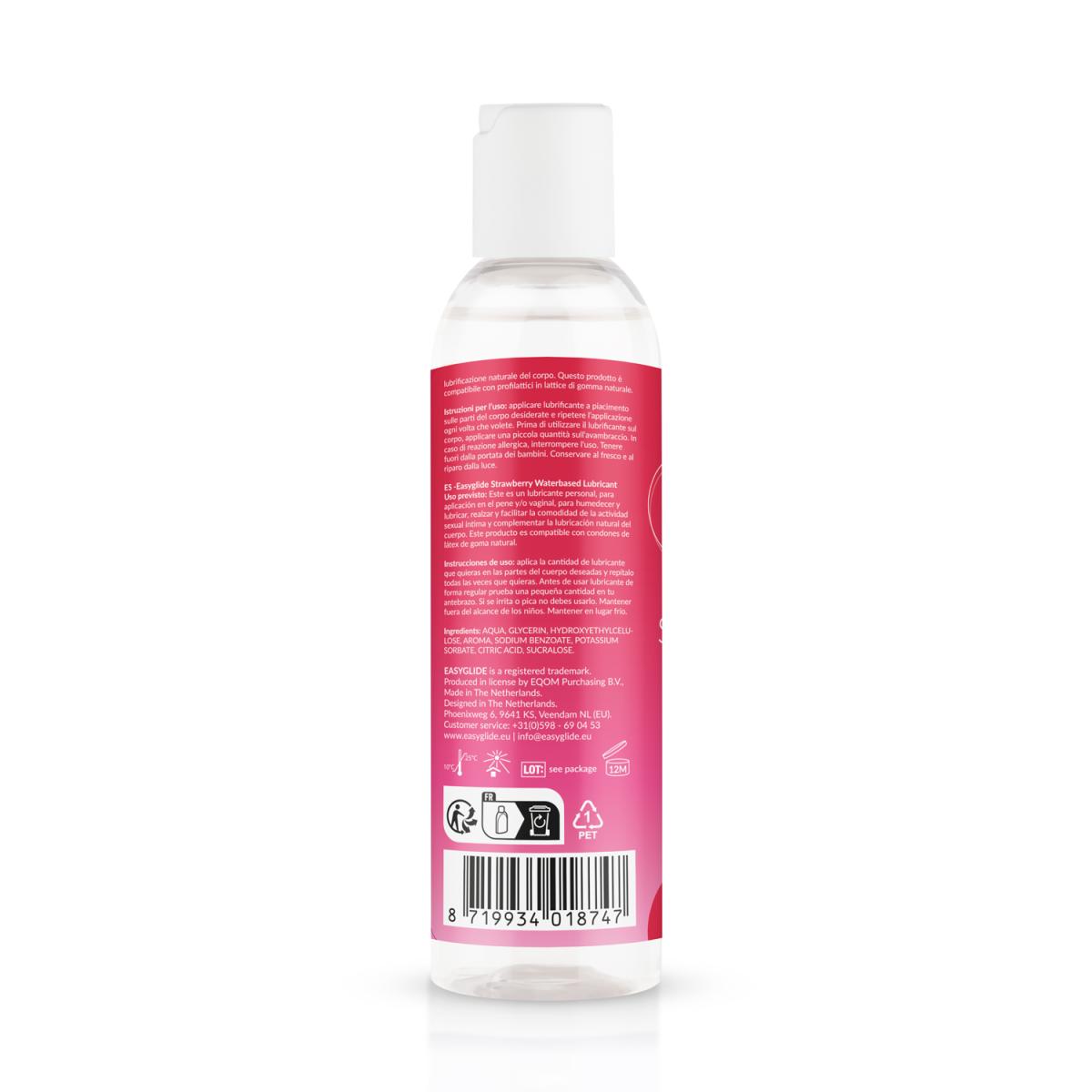 EasyGlide Strawberry Gleitmittel auf Wasserbasis – 150 ml