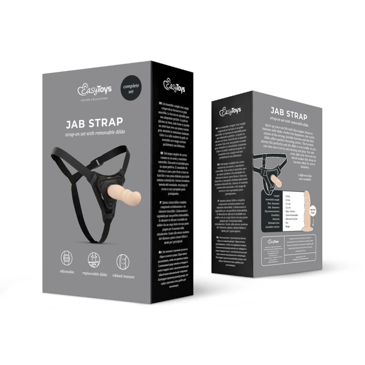 Strap-on Dildo with Harness - Realistic