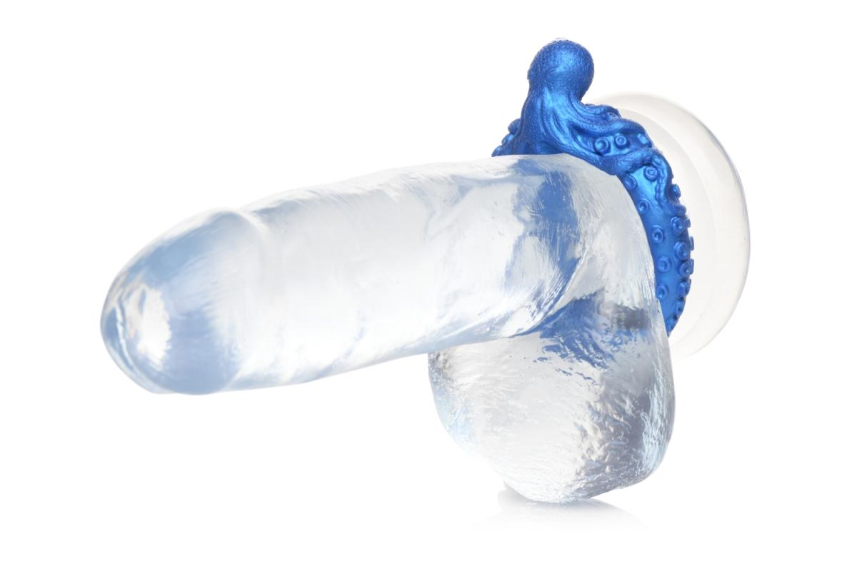 XR Brands - Poseidon's Octo-Ring Silikon-Penisring - Blau