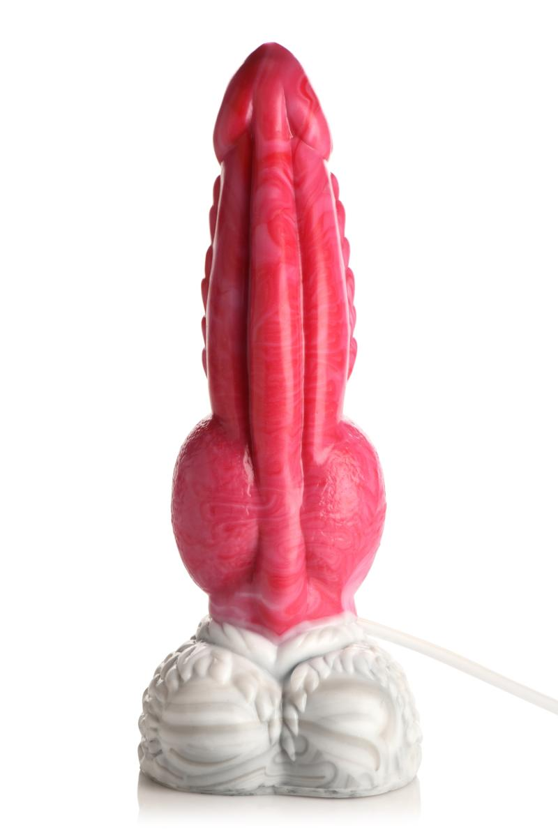 XR Brands - Resurrector Phoenix Squirting Silikondildo - Rot/Weiß 